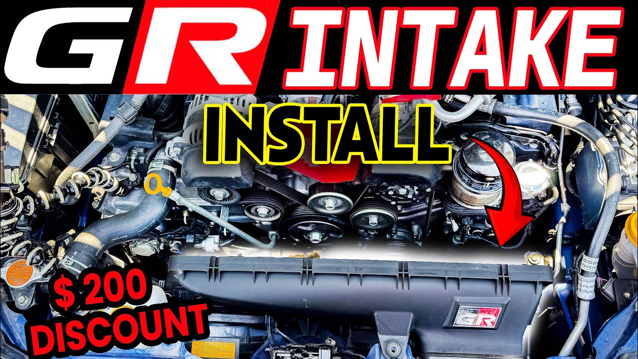 Installing GR intake on a 22+ GR86/BRZ 
