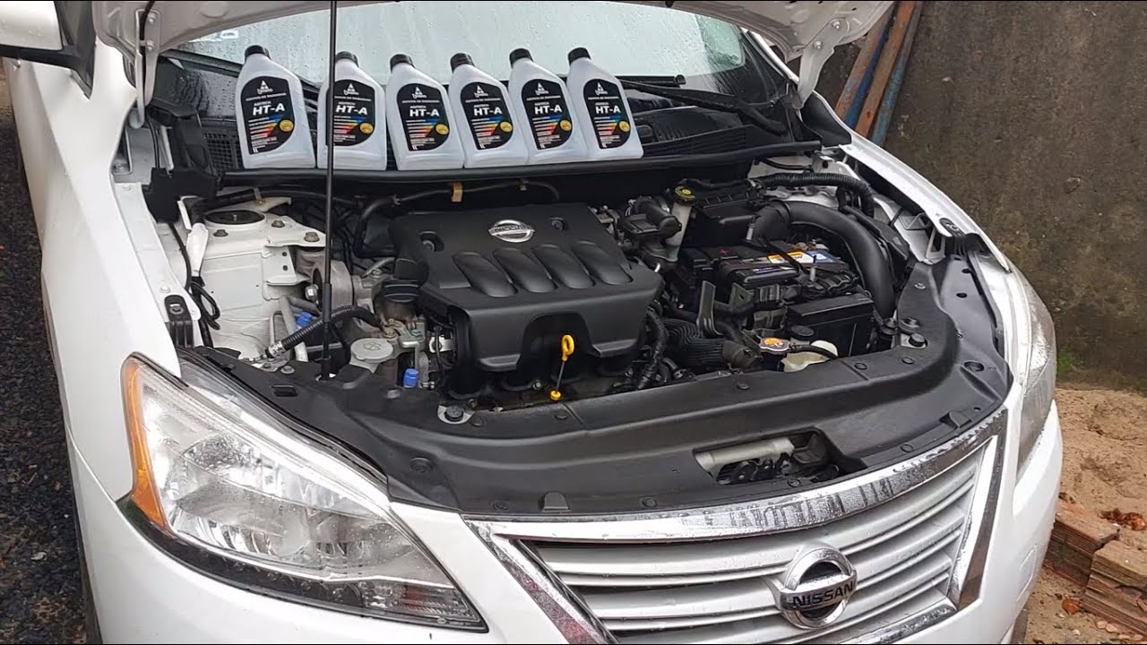 Nissan Sentra B17 - Localização dos drenos do liquido de arrefecimento  para realizar a TROCA TOTAL