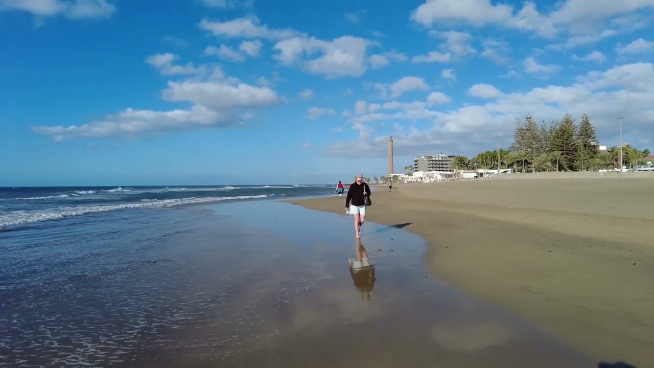 Wetter 12.3.26  Maspalomas am Donnerstag bleibt wechselhaft mit Wind und Schauern...