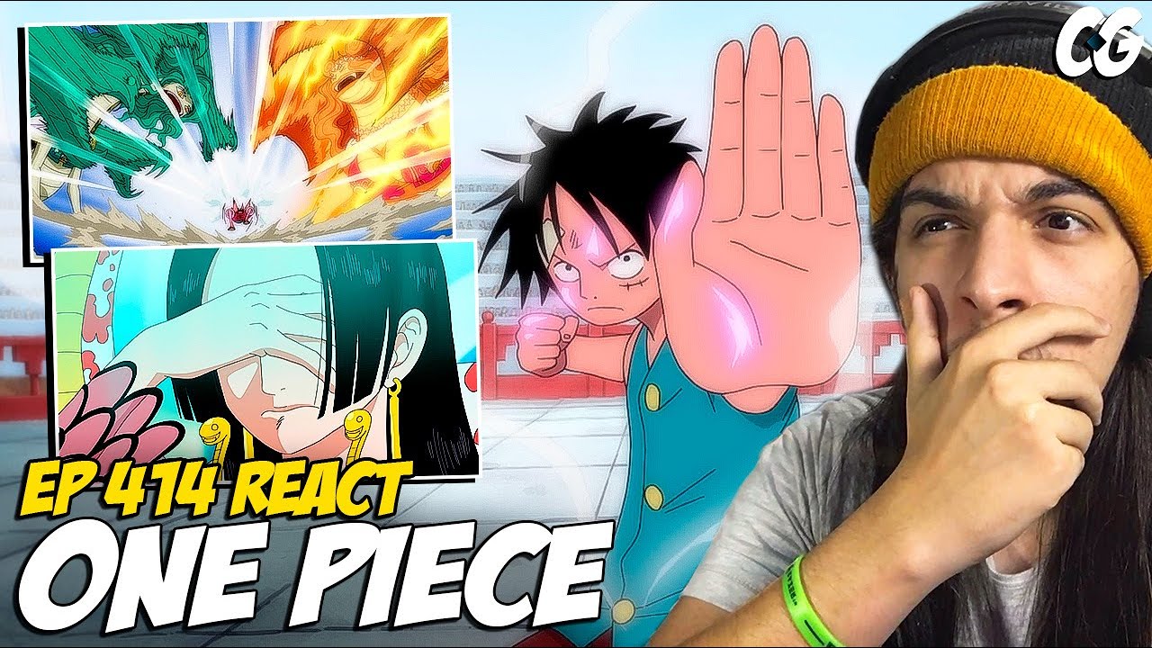 LUFFY GEAR 2 VS IRMÃS SERPENTE! O QUE ACONTECEU COM A BOA HANCOCK? - React One Piece EP 414