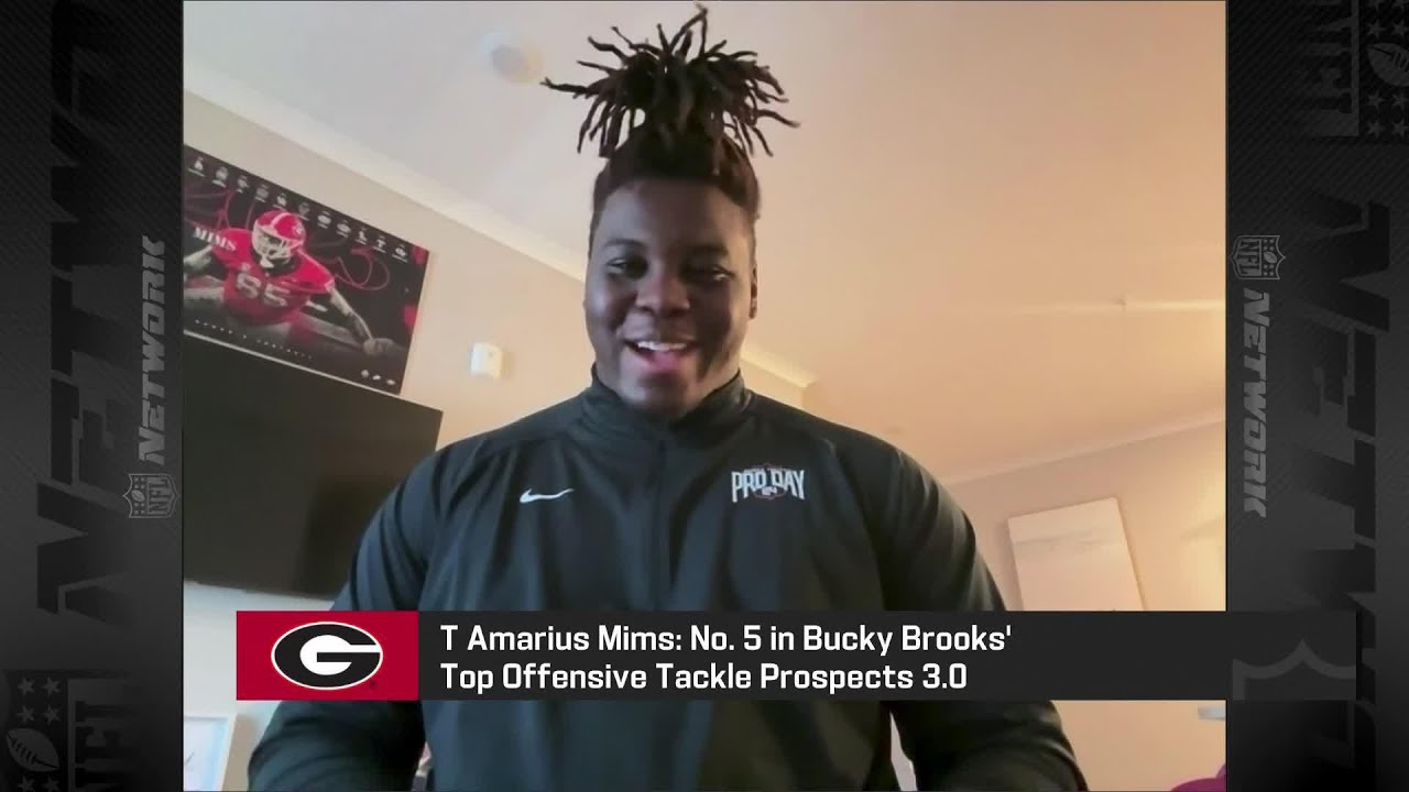 Georgia OT prospect Amarius Mims joins 'NFL Total Access' six days before 2024 draft