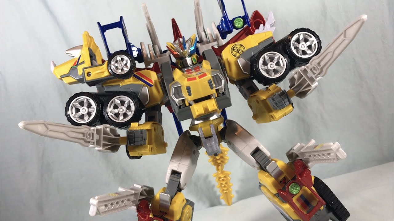 Tomica Kizuna Gattai Earth Granner EG05 Earth Granner Tyranno Tops Full Custom Set Review