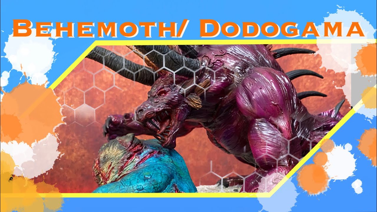 Behemoth Dodogama Sculpture and Paint Monster Hunter World Final Fantasy