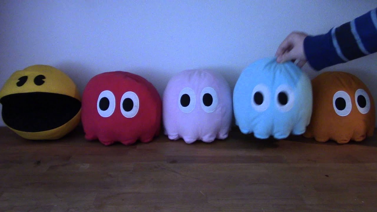 Pac-Man Moving Power Plush Set by Club Namco Review (Remade)