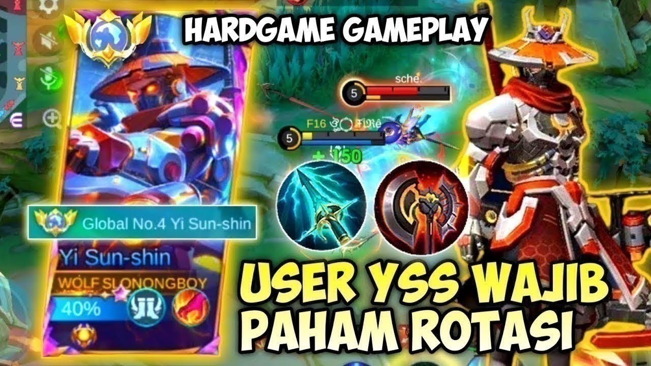 ROTASI VS HERO META!! TUTORIAL YSS BUAT PEMULA PERFECT PASIF BUILD GAMEPLAY TOP GLOBAL YSS TERCEPAT