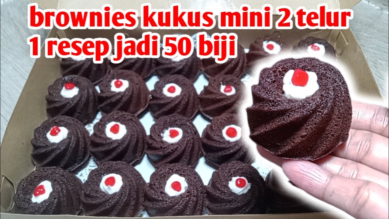 BROWNIES KUKUS MINI 2 TELUR EKONOMIS #idejualan #brownies