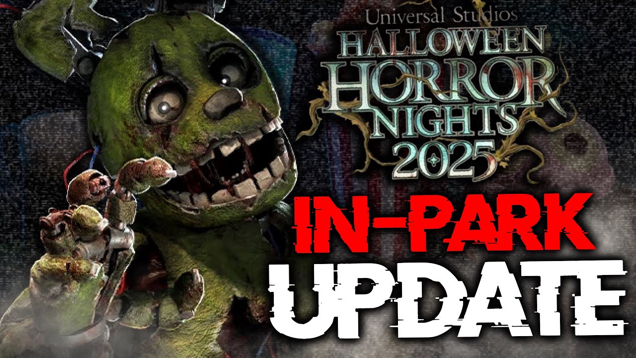 FINAL UPDATES For Halloween Horror Nights 2025! (NEW Menus, House Locations, HHN 34 UPDATE)