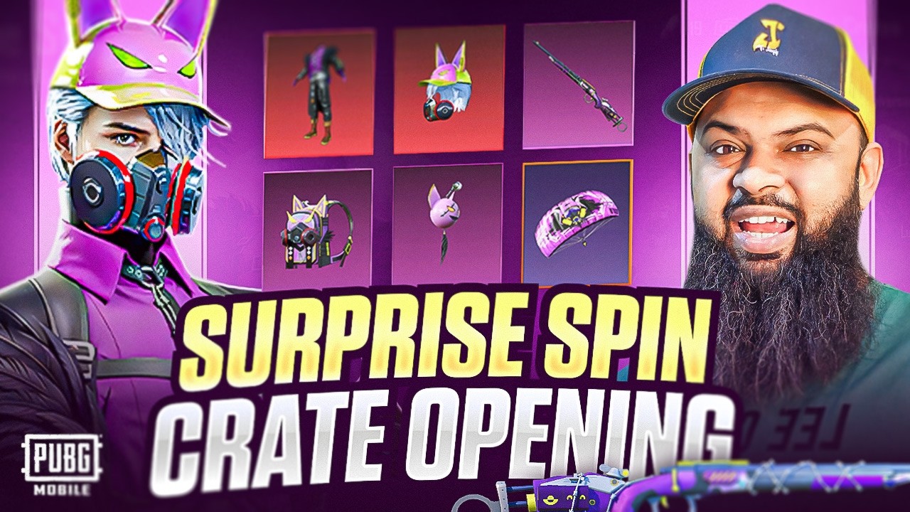 10,000UC 🎭 Cyber Assassin Coldsteel Hacker Surprise Lucky Spin 🎰 PUBG Mobile Crate Opening