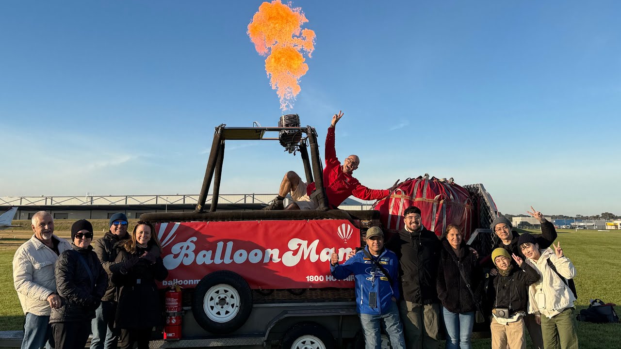 Our flight over Melbourne with BalloonMan 5 ⭐️⭐️⭐️⭐️⭐️
