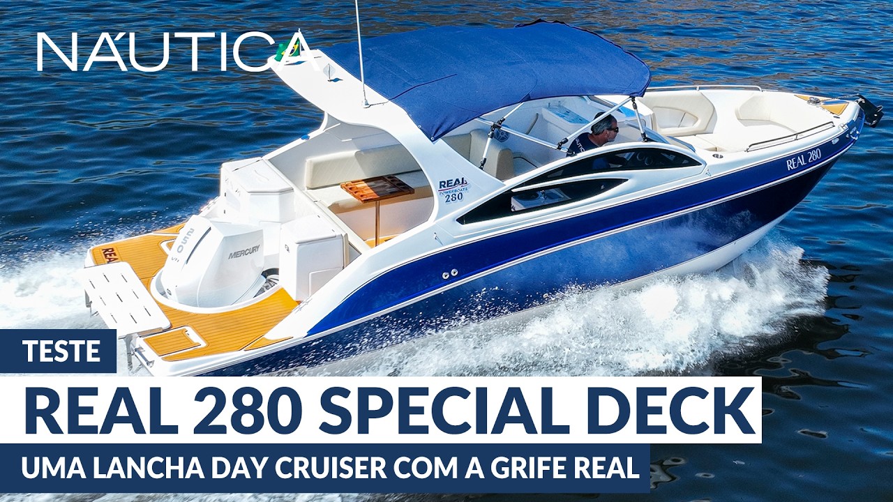 Teste Real 280 Special Deck: lancha com espaço e navegação acima da média | NÁUTICA