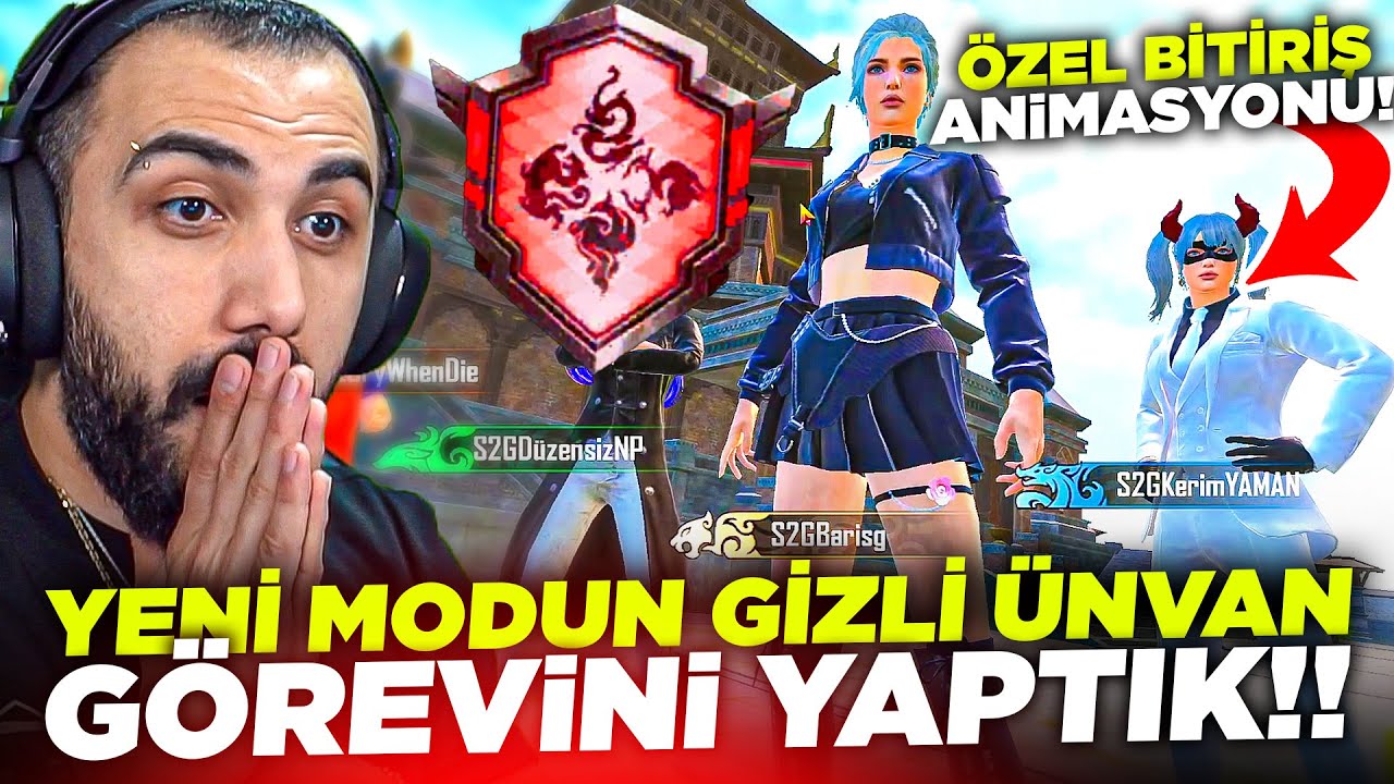 YENİ MODDA EN GİZLİ NADİR ÜNVAN GÖREVİNİ YAPTIK!! 😱 (BEDAVA SET VERİYOR) | PUBG MOBILE