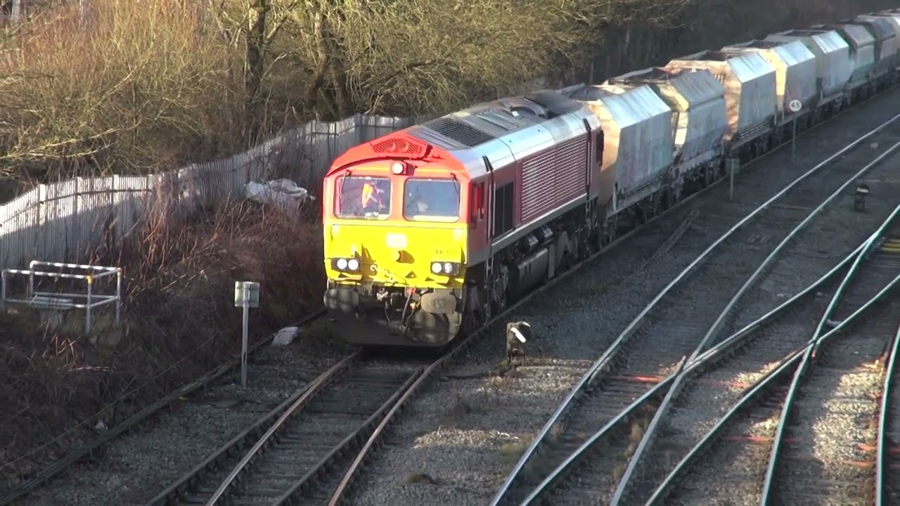 Afternoon freight at Great Rocks Junction