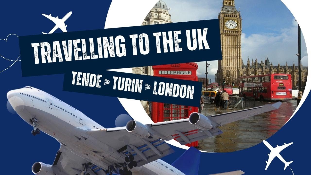 Travelling to England ✈️Tende to Turin to London Stansted