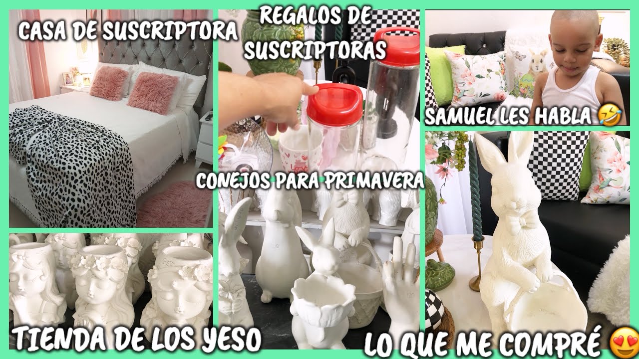 Conejos para primavera casa de suscriptora nuevas compras para pascua 
