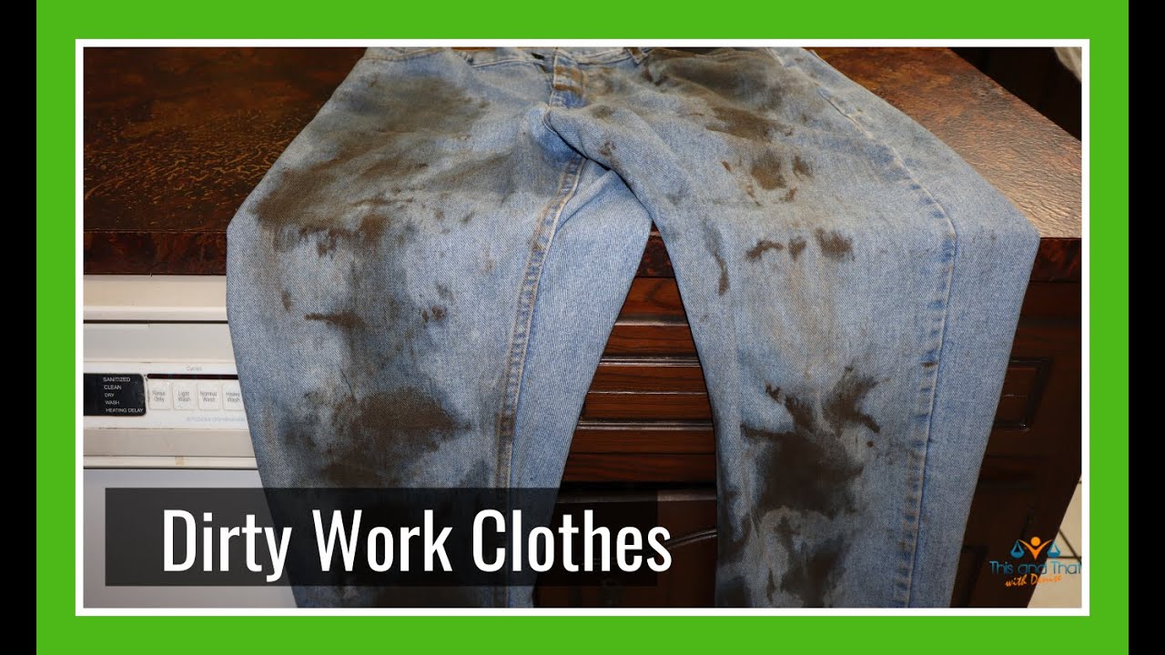 How to Wash Men's Dirty Work Clothes | Cleaning Dirty Work Clothing