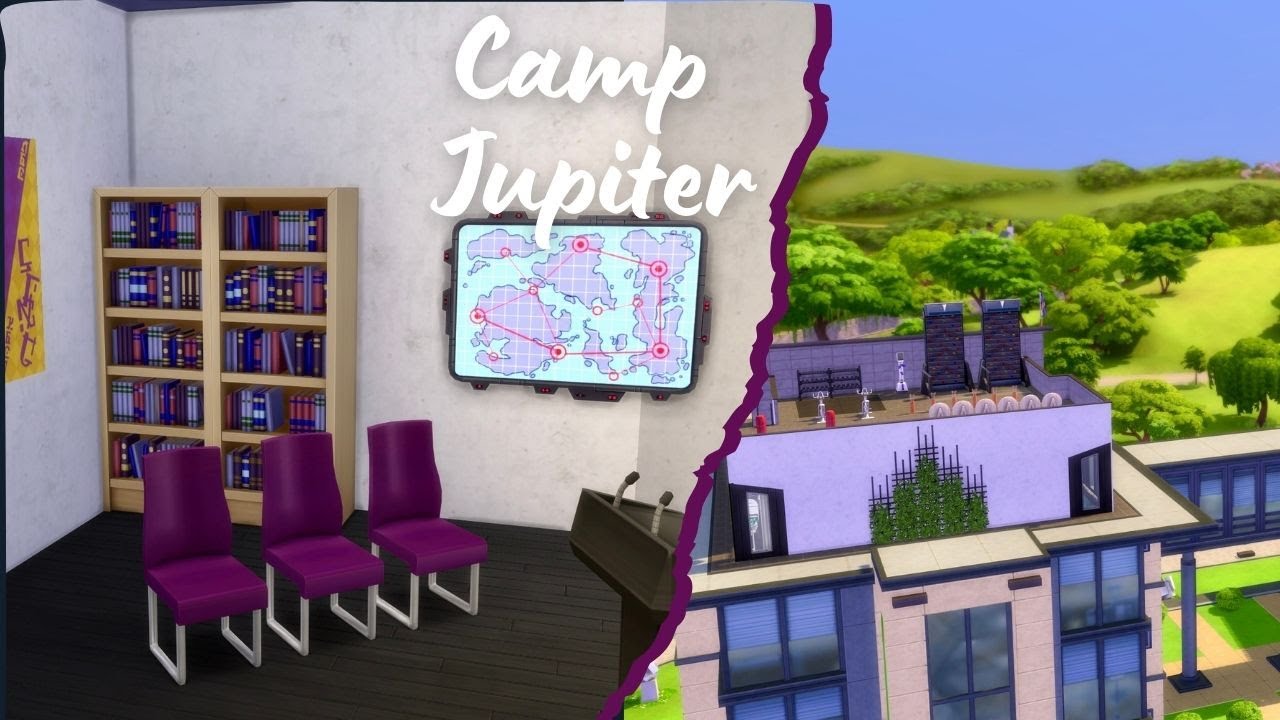 Camp Jupiter (Dorm Version) ♃ - The Sims 4 Speed Build