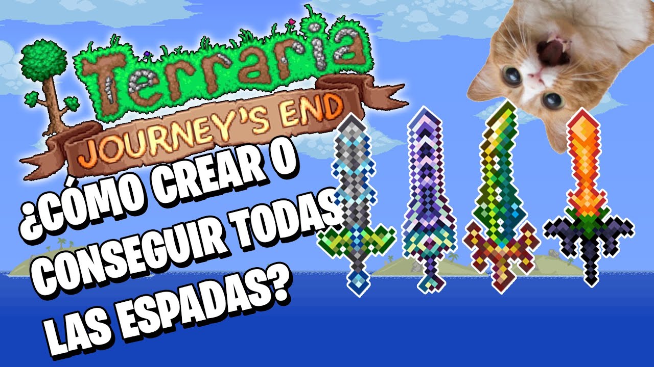 COMO CONSEGUIR O CREAR TODAS LAS ESPADAS DE TERRARIA?