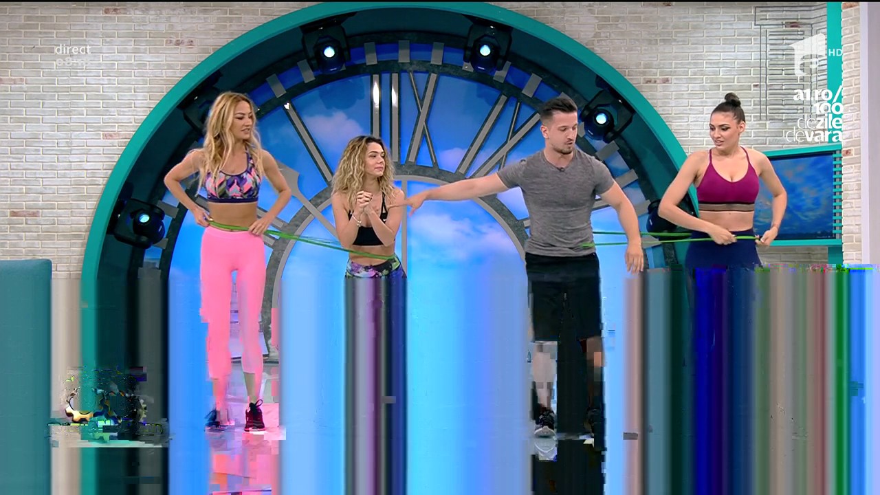 Fitness la Neatza! Antrenament definit de trei cuvinte: piometric, izometrie şi parteneriat