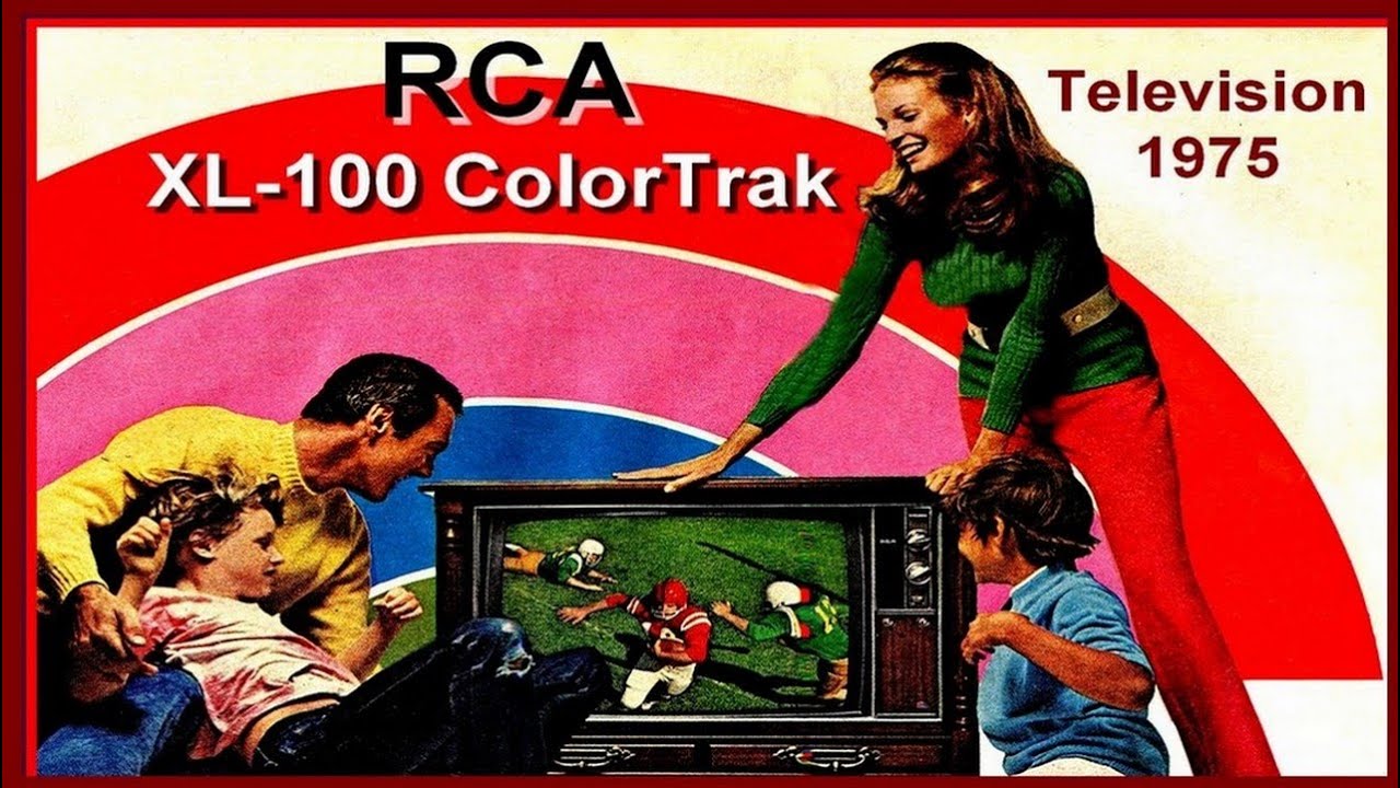 Vintage RCA Television: RCA XL-100 ColorTrak 1975  (Rare Sales Briefing Film)  Solid State TV