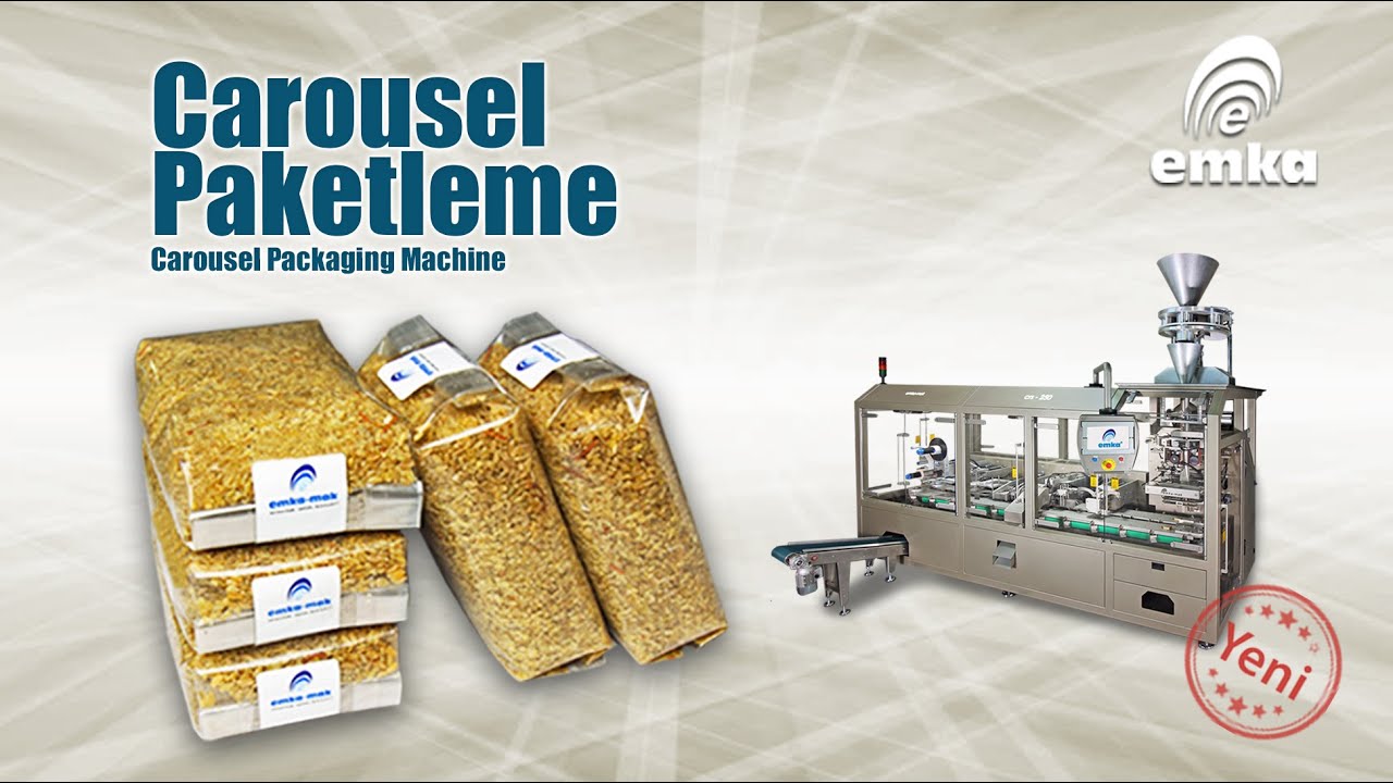 Emka Makine I Carousel Paket I Crs-250 I Carousel Packaging Machine