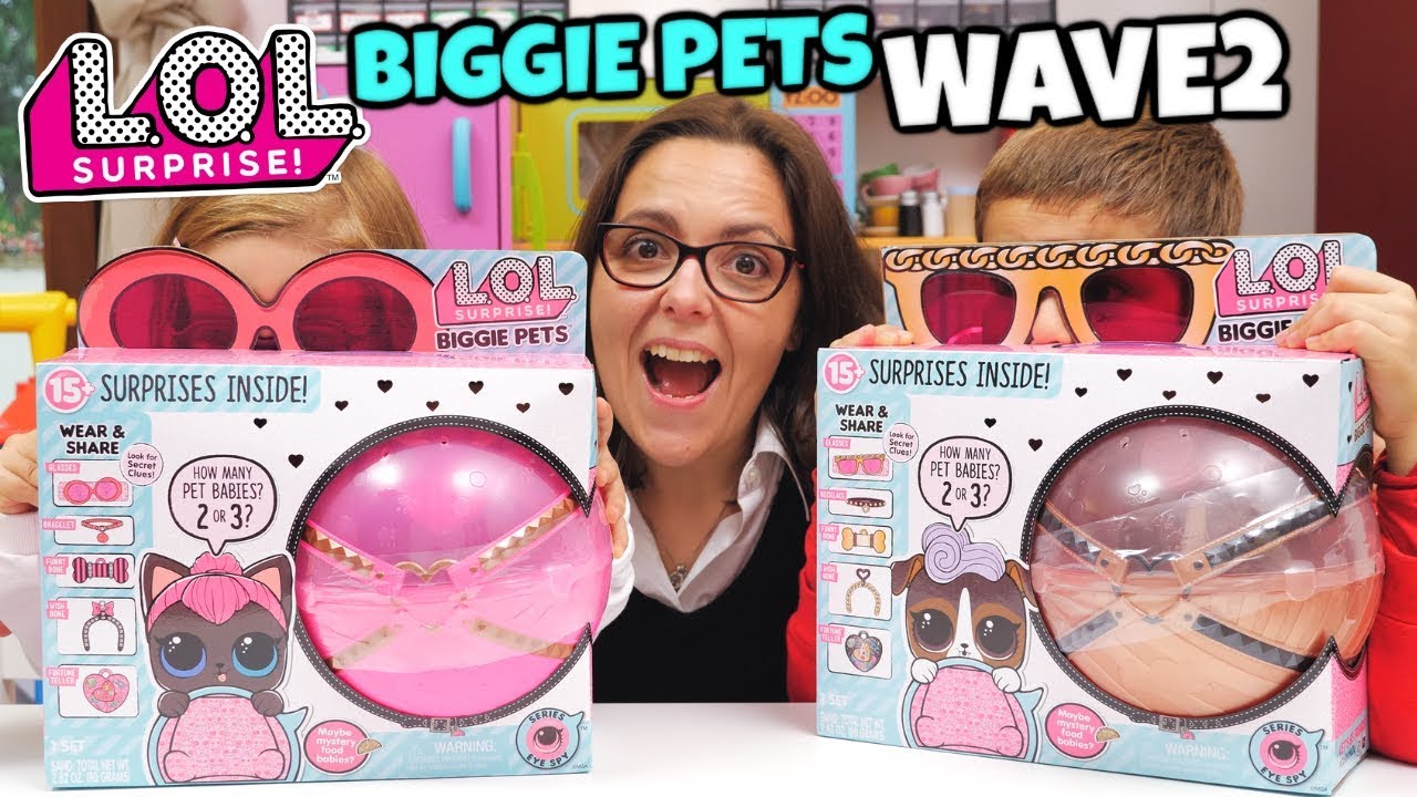LOL SURPRISE Biggie Pets WAVE 2: Apriamo SPICY KITTY e DJ K9