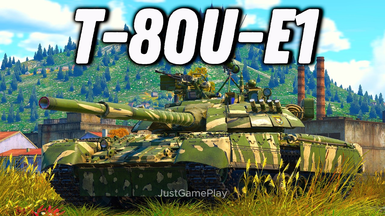T-80U-E1 Soviet MBT Gameplay in War Thunder