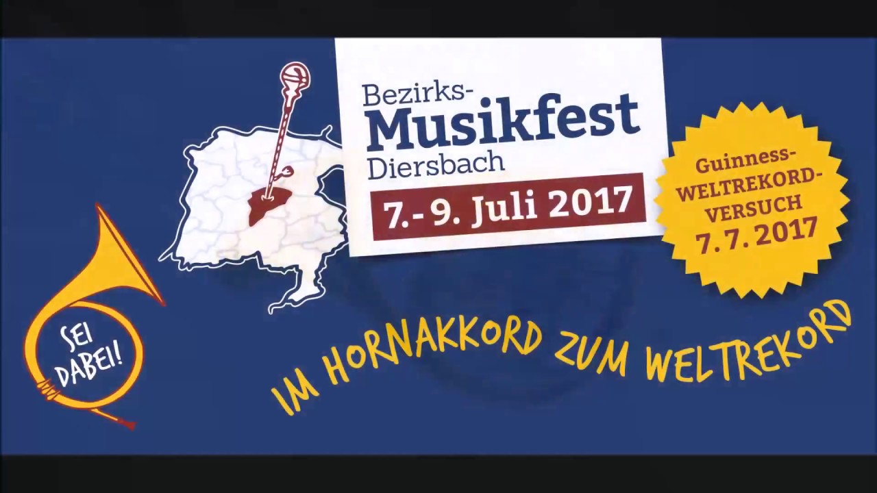 Guinness Weltrekord Musikverein Diersbach - Im Hornakkord zum Weltrekord