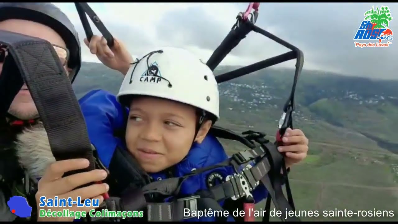Les Ailes des Laves Club-Ecole de parapente à Sainte-Rose de la Réunion.