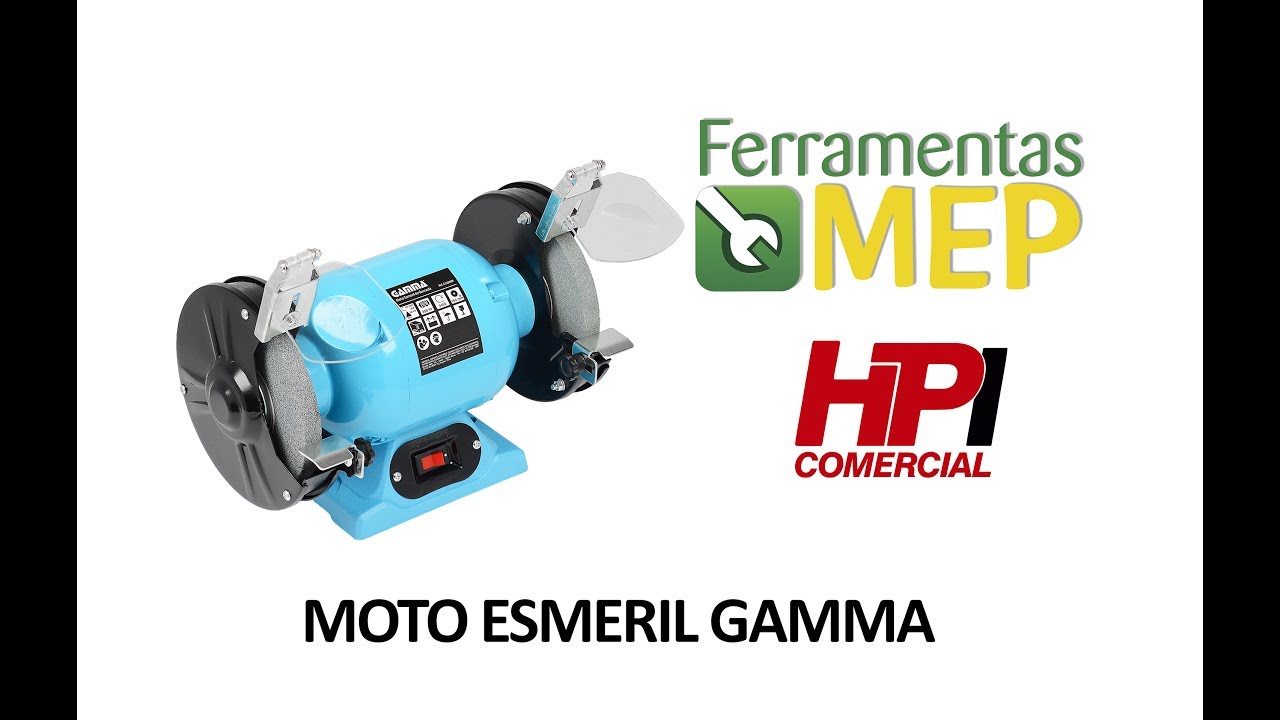 Moto Esmeril de Bancada 350 Wats Bivolt Gamma