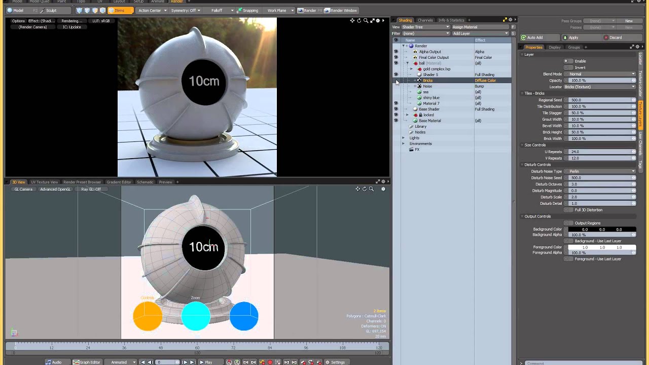 Uberball - Advanced Shader Ball for MODO