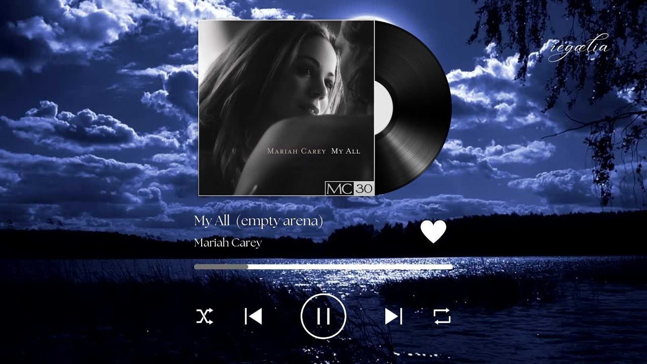 mariah carey - my all (empty arena)