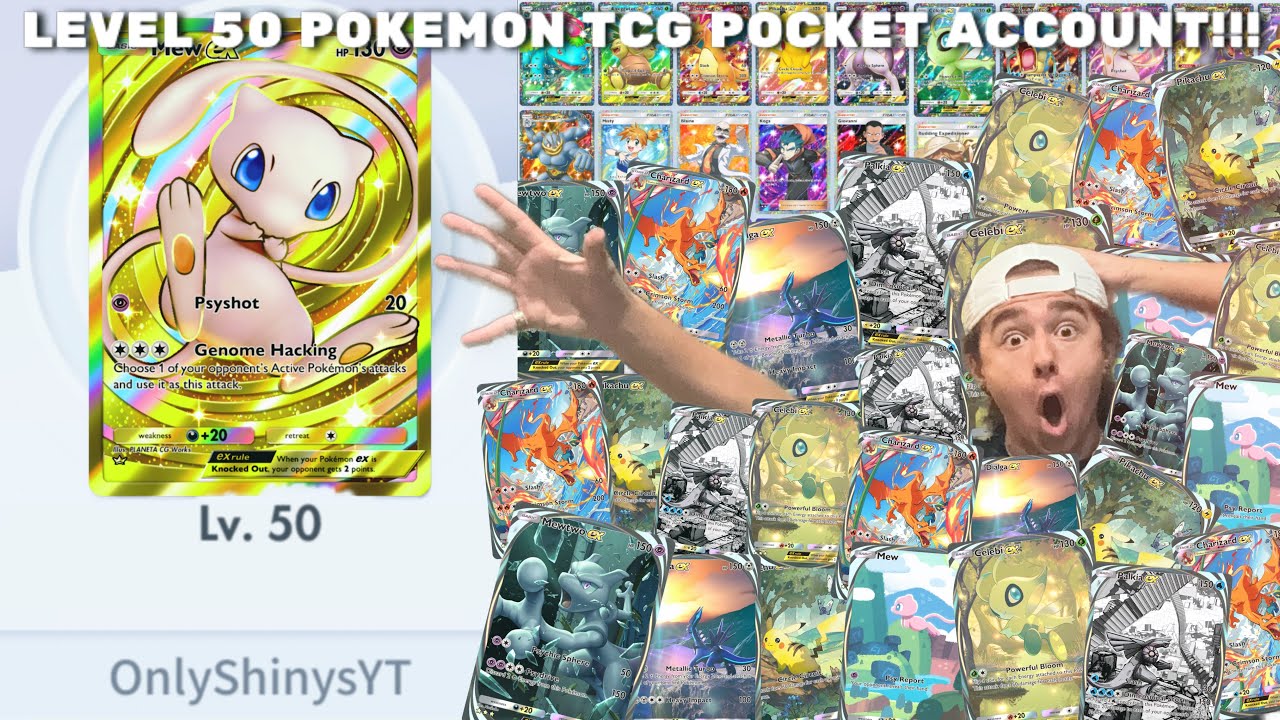Полный тур по аккаунту Pokemon Pocket 50-го уровня в ККИ!!! Более 10 тыс. карт!!! Открыто почти 2...