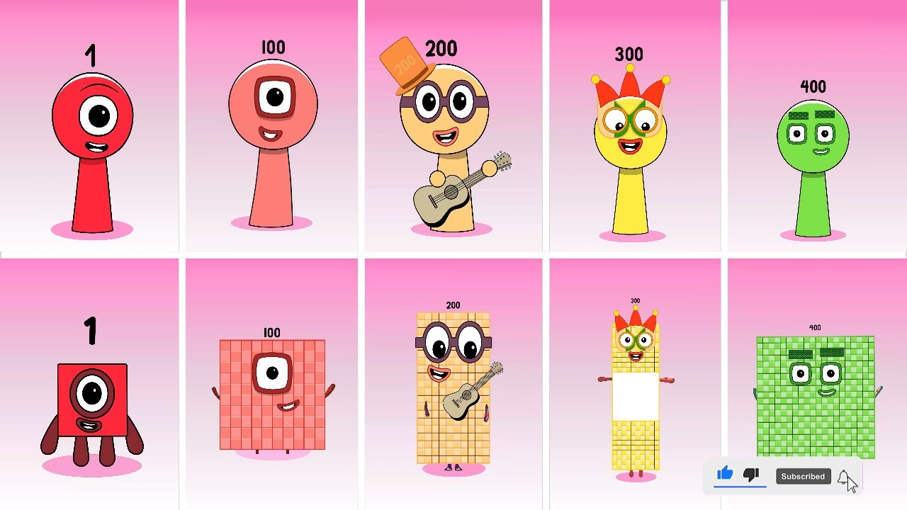 Sprunki Numberblocks Transformation 1 – 400 vs Numberblocks 1– 400 | Кто победит? #sprunki #numbe...