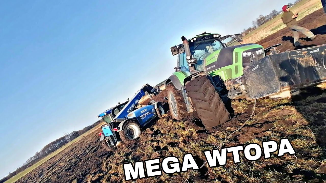 ☆Wiosna 2020 ☆MEGA WTOPA 2020 - Deutz-Fahr w błocie  ☆
