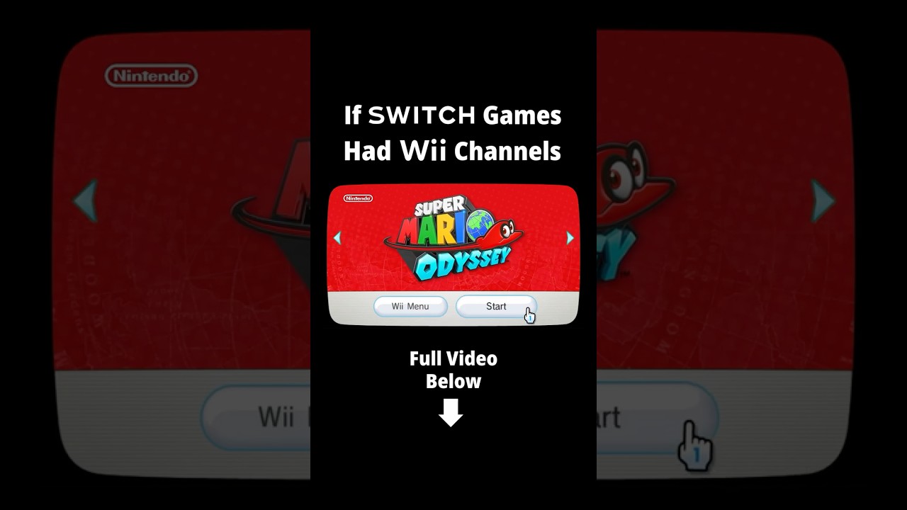 If Switch Games Had Wii Channels