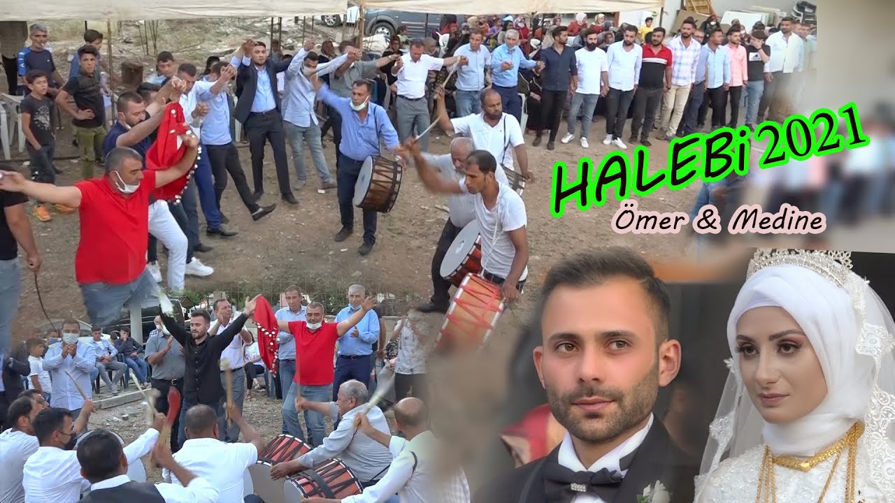 MUHTAR ÖĞLE BİR OYNADIKİ Görenler Ayakta İzledi Medine ile Ömer Bozkurt düğünü GRUP KARACA HALEBİ GK