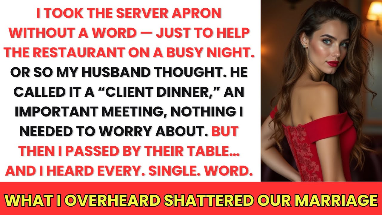 I Worked as a Server at My Husband's 