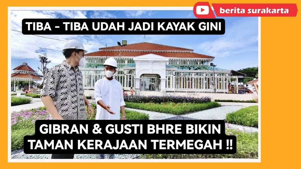 Sering Ketemu Diam2 ! Ternyata Gibran & Gusti Bhre Bikin ini ! Taman Kerajaan Puro Mangkunegaran