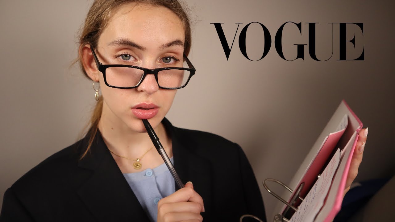 ASMR ROLEPLAY *MEAN GIRL TE ENTREVISTA PARA TRABAJAR EN VOGUE*