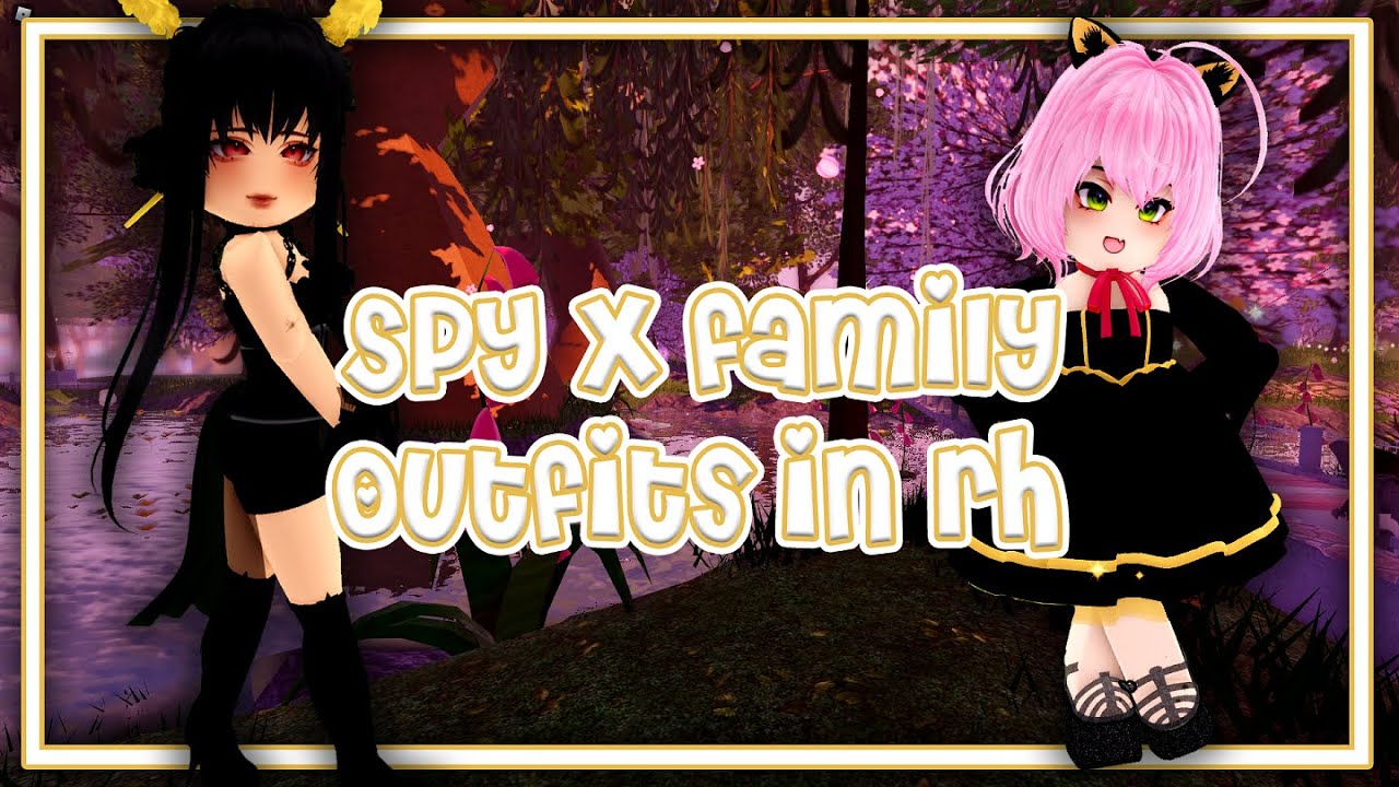 SPY X FAMILY OUTFITS 💗👤 | Royale High