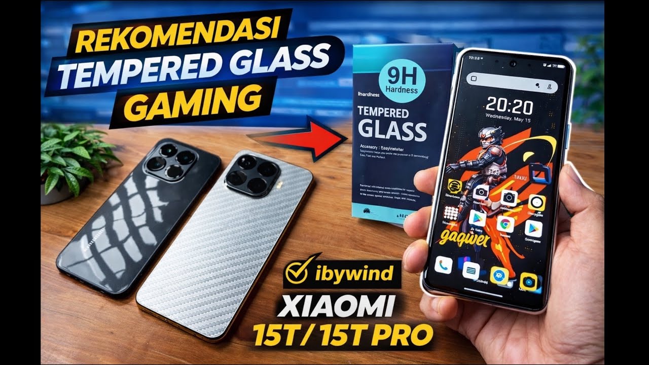 STOP Pakai Hydrogel! Ini Alasan Tempered Glass IBYWIND Lebih Worth It di Xiaomi 15T & Xiaomi 15T Pro