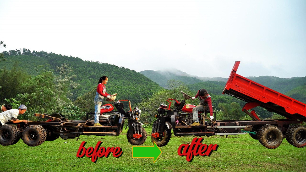 Three-wheeled vehicle repair and rescue | Complete repair from start to finish