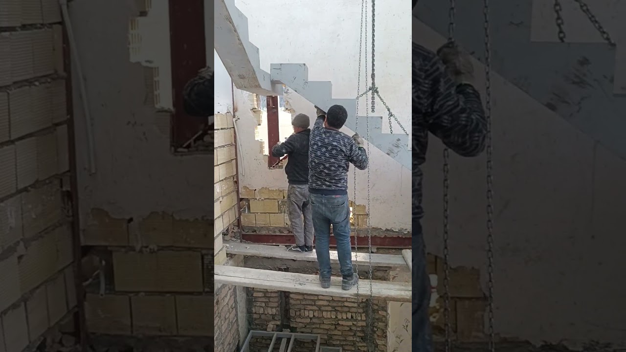 ساخت انواع پله پیچ و ساده با نرده 