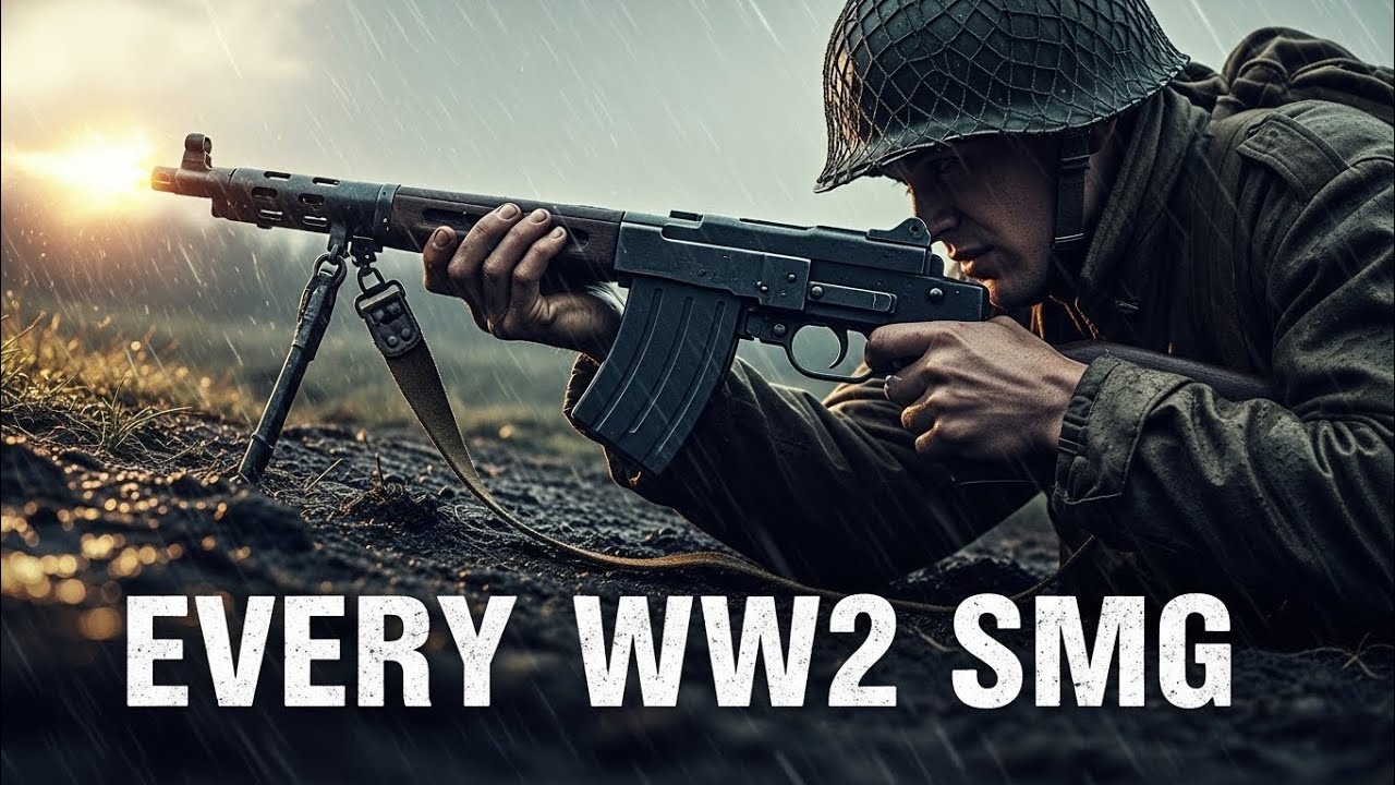 Every Sub machine Gun used in WWII