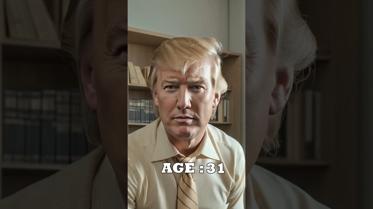 The Evolution of Donald Trump Age 1 to 78 #ai #aievolution #aivisionaryevolution #timelapse
