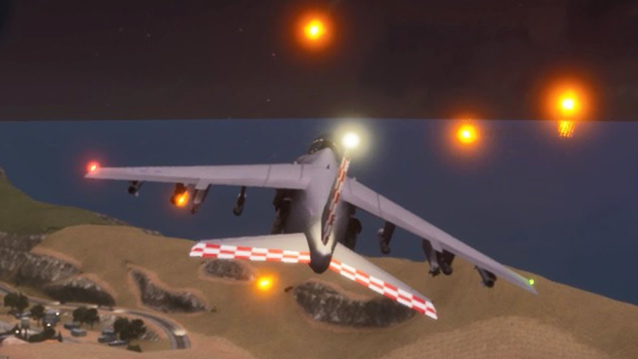 Stealing a jet from the military in San Andreas Definitive Edition