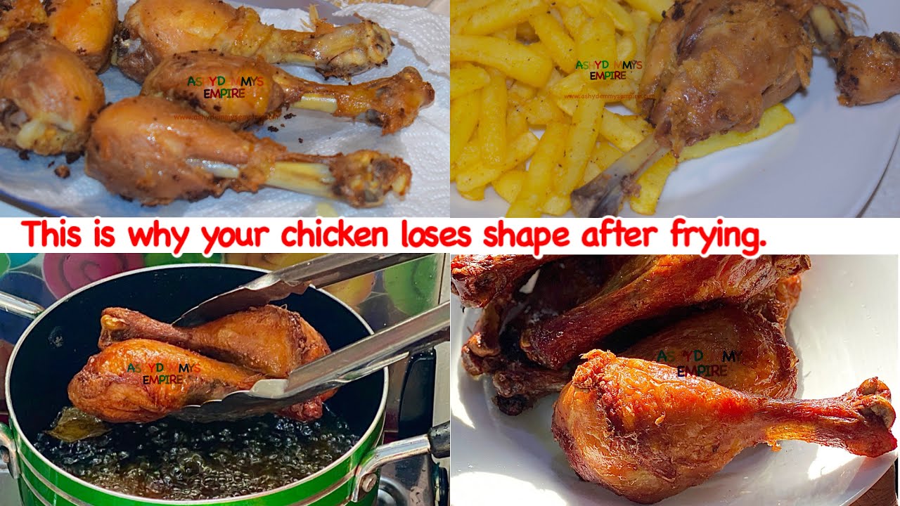 HOW TO FRY FROZEN CHICKEN DRUMSTICKS WITHOUT IT LOSING ITS SHAPE