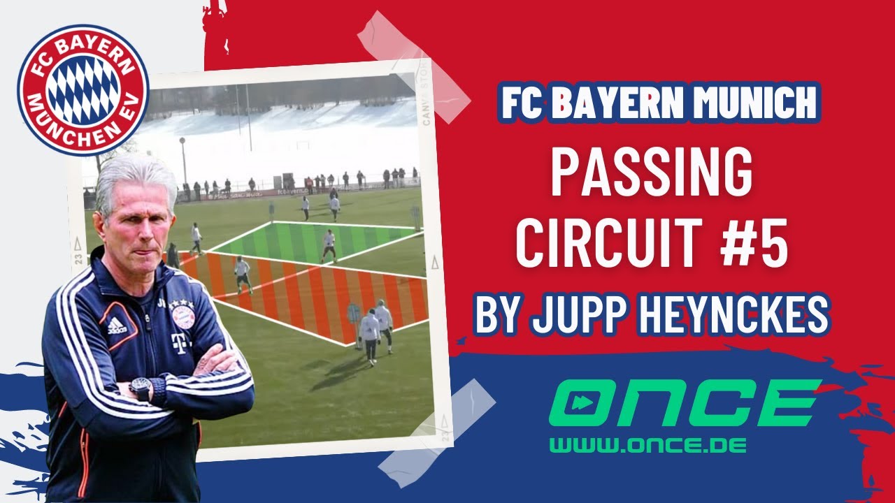 FC Bayern Munich - passing circuit #5 by Jupp Heynckes