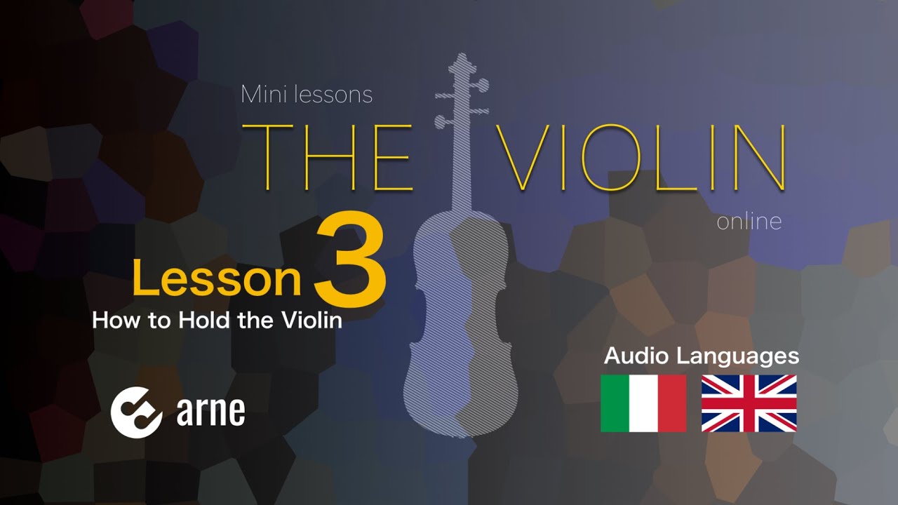 Lezioni di violino online No 3 - la postura del violino - IMPARIAMO IL VIOLINO IN 5 MINUTI - arne