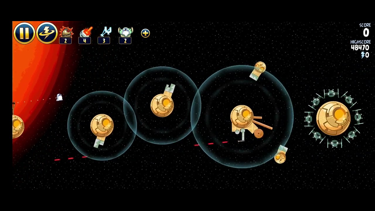Tour of the gameplay of Angry Birds Star Wars' Bonus episode gameplay